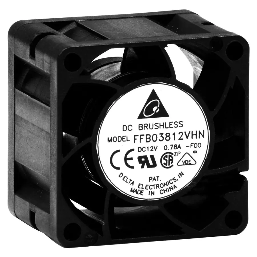 DELTA ELECTRONICS / FANS Axial Fan, 40Mm, 24Vdc, 15.79Cfm, 45Dba, FFB0424VHN-F00