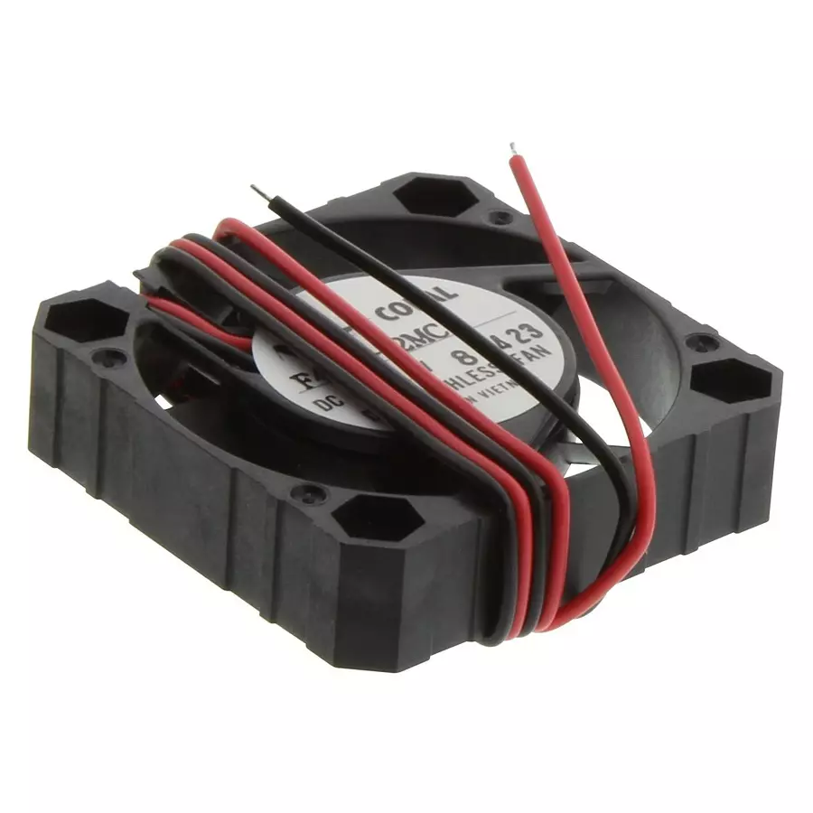 NIDEC COMPONENTS AXIAL FAN, 40MM, 12VDC, 5.297CFM, 18DBA, F410T-12MC