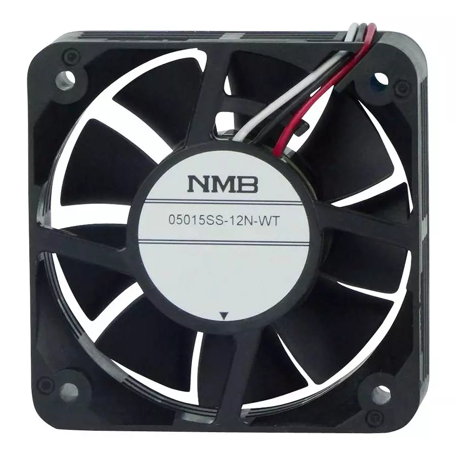 NMB TECHNOLOGIES DC AXIAL FAN, SLEEVE, 14.8CFM, 0.14A,12V, 05015SS-12R-WA-D0