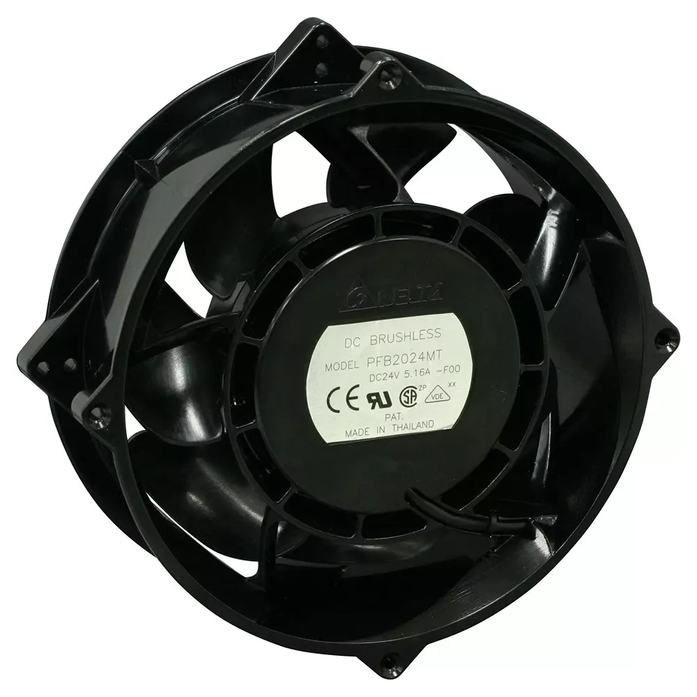 DELTA ELECTRONICS Axial Fan, 92mm, 24V, 129.31Cfm, 60.5Dba, PFB0924GHE