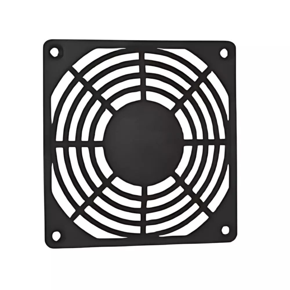 Elettro Fan Finger Guard Square Shape Screw Fit Black ABS Body, Size 80x80 mm, ETFG-06 (Pack of 500)