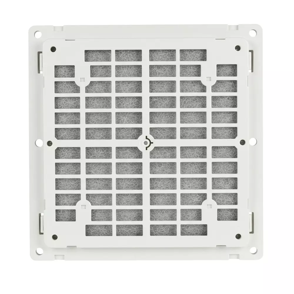 FTC Panel Fan Filter Plain Type Square White 90x90 mm, FPAV0 (Pack of 2 Pcs)