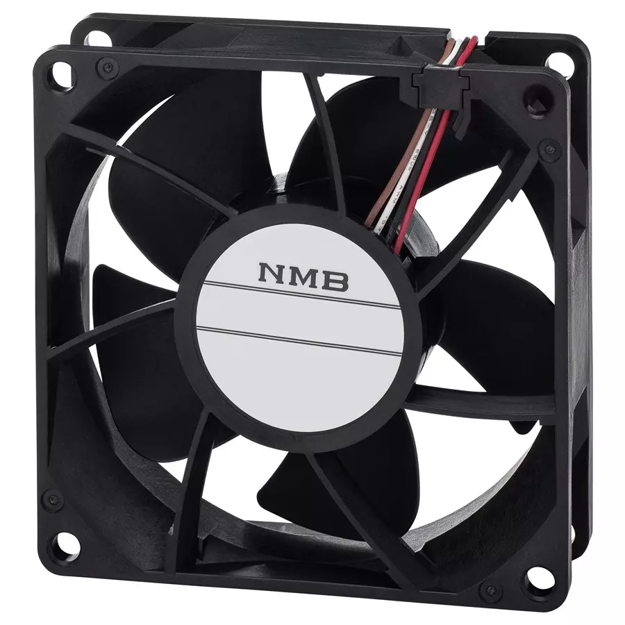 NMB TECHNOLOGIES AXIAL FAN, 0.22A, 2.64W, 12V, 80X25.4MM, 08025DA-12N-EU-02.