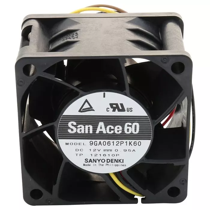 SANYO DENKI FAN, LOW POWER, 60X38MM, 12V, 9GA0612P1K60