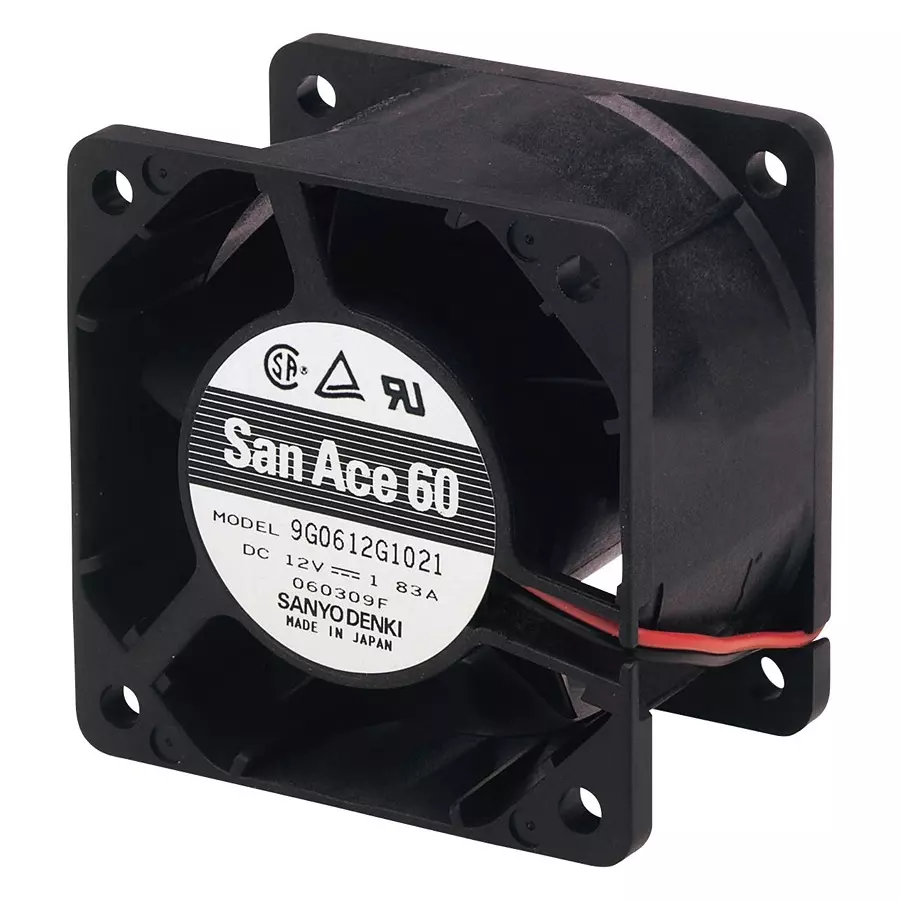 SANYO DENKI AXIAL FAN, 60MM, 24VDC, 65CFM, 58DBA, 9G0624G1011