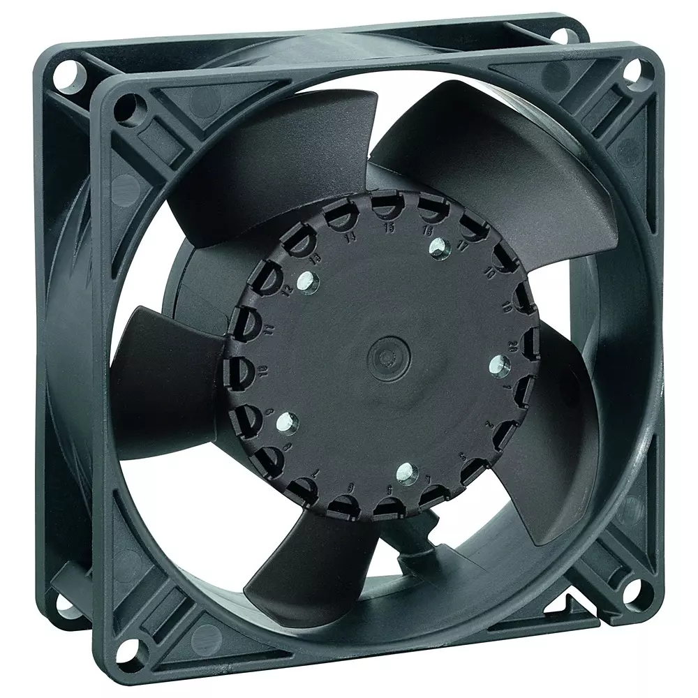 ebmpapst Axial Fan, 92mm, 24VDC, 63Cfm, 42Dba, 3314NHH