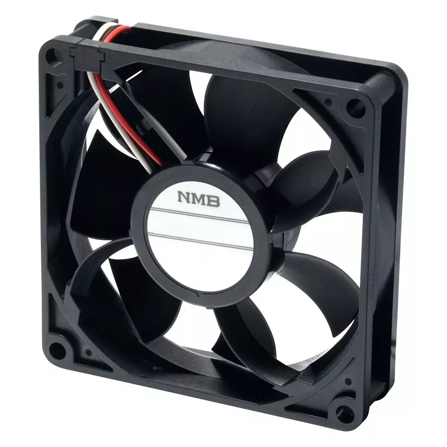 NMB TECHNOLOGIES AXIAL FAN, 80MM, 12VDC, 39.9CFM, 37.5DB, 08020SA-12M-AL-00