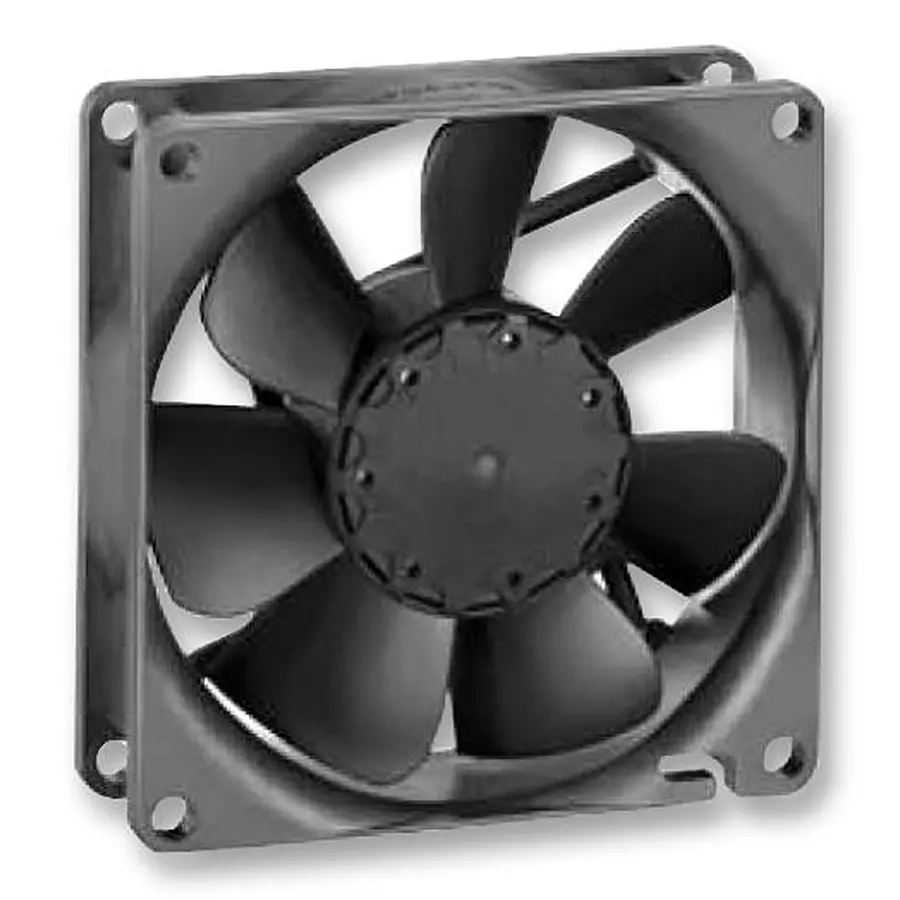 ebmpapst Fan, 80X80X25mm, 12V DC, 8412N