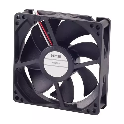 NMB TECHNOLOGIES AXIAL FAN, 92MM, 24VDC, 64.98CFM, 40DB, 09225SS-24Q-AT-D0