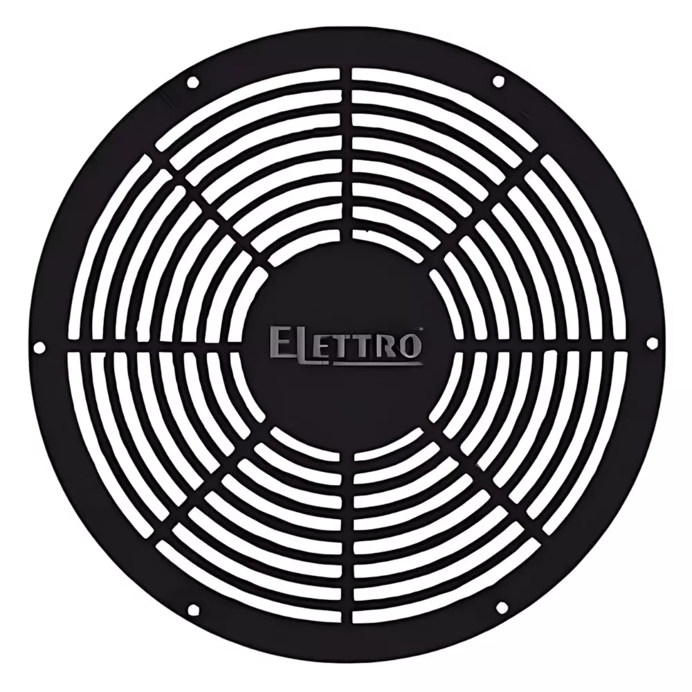 Elettro Fan Finger Guard Square Shape Screw Fit Black ABS Body, Size 120x120 mm, ETFG-01 (Pack of 500)