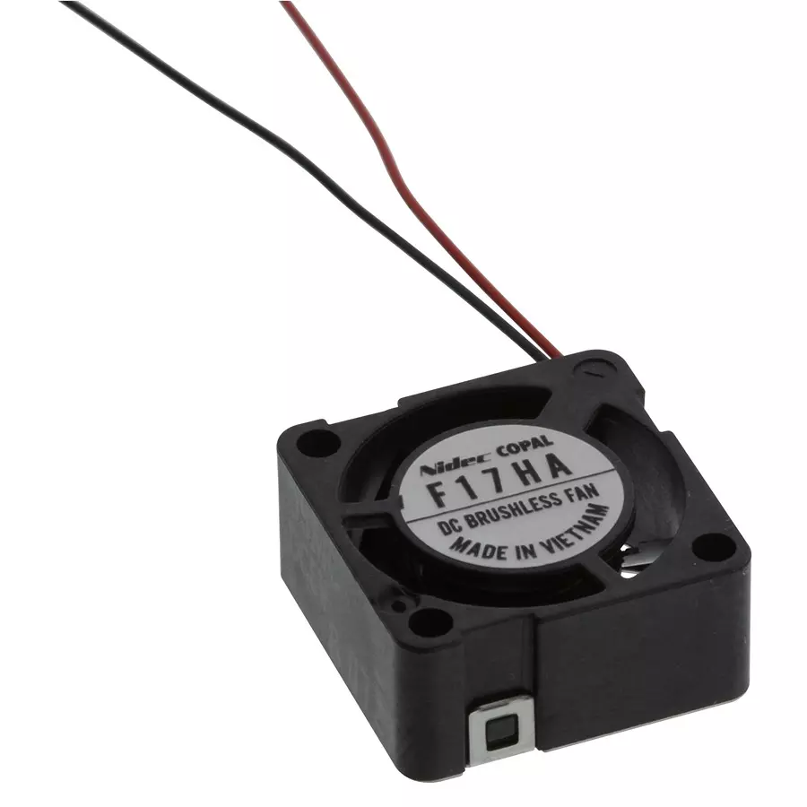 NIDEC COMPONENTS AXIAL FAN, 17MM, 5VDC, 0.529CFM, 7DBA, F17HA-05MC