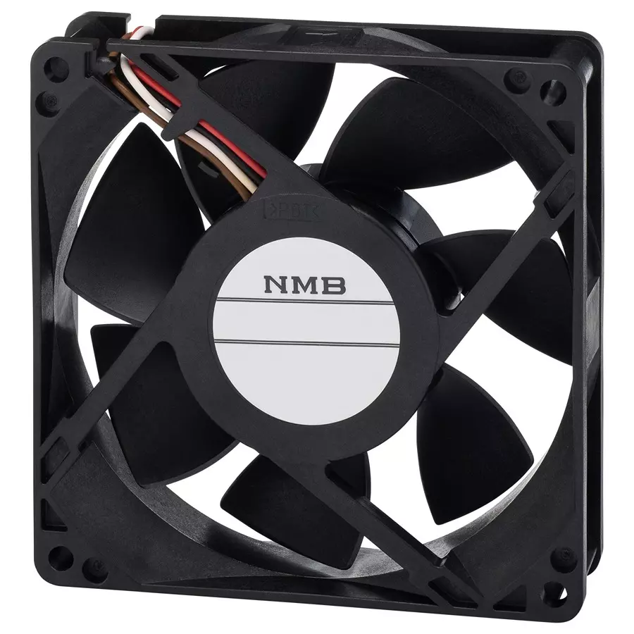 NMB TECHNOLOGIES AXIAL FAN, 0.14A, 3.36W, 24V, 92X25MM, 09225VE-24L-CU-02.