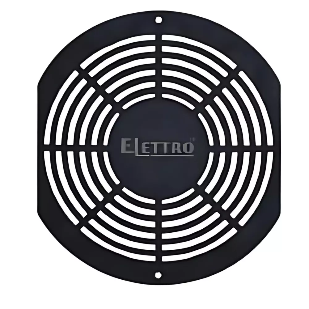 Elettro Fan Finger Guard Round Shape Screw Fit Black ABS Body, Size 200 mm, ETFG-04 (Pack of 300)