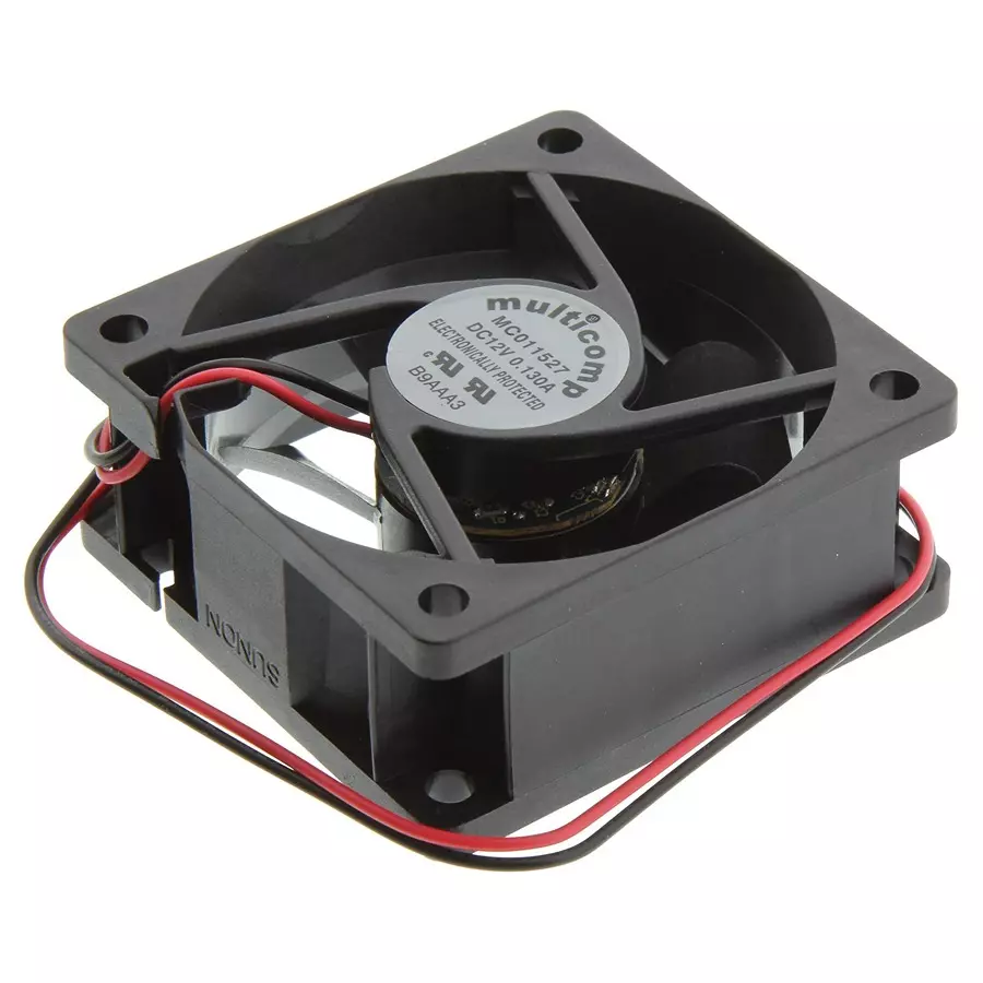 Multicomp AXIAL FAN, 60MM, 12VDC, 27CFM, 31.2DBA, MC011527