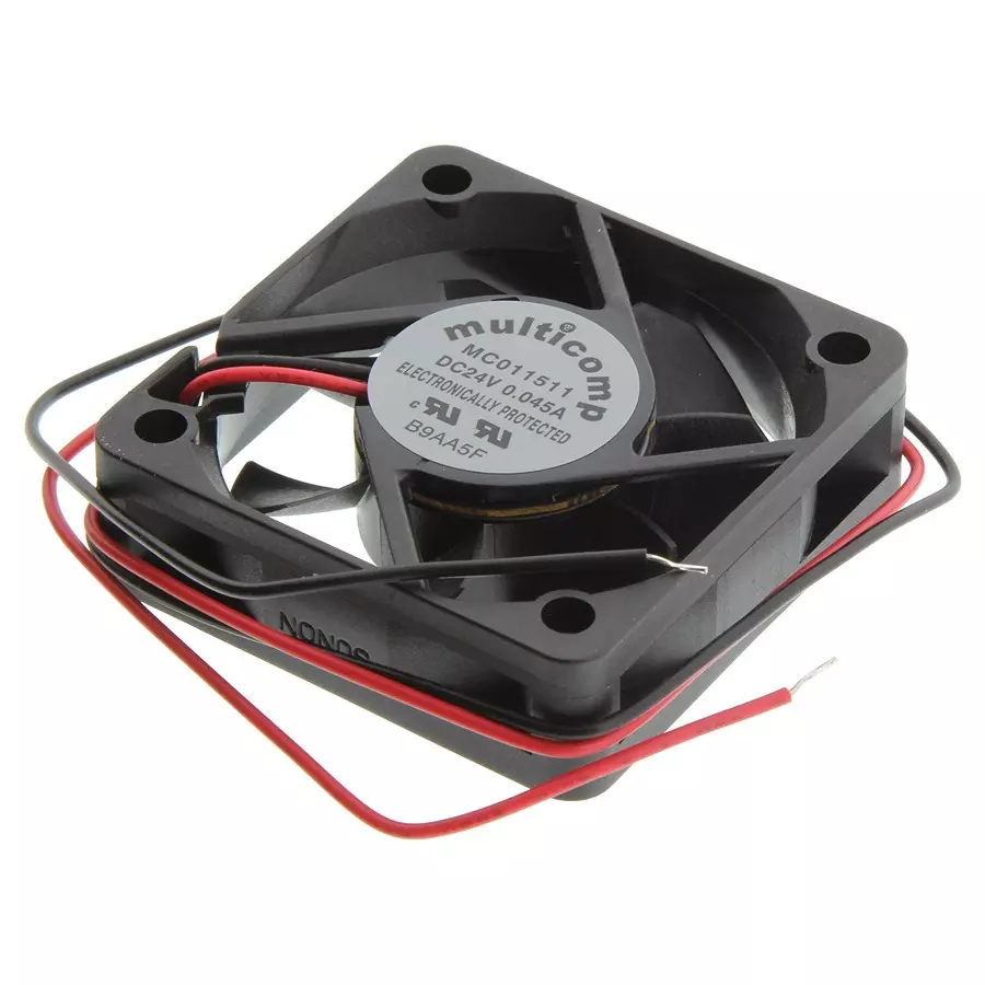 Multicomp AXIAL FAN, 35MM, 12VDC, 6.5CFM, 21.8DBA, MC011510