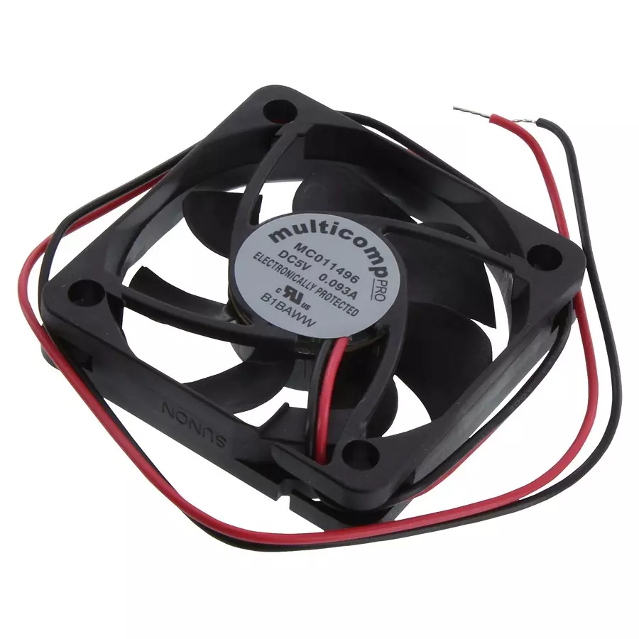 Multicomp AXIAL FAN, 50MM, 5VDC, 11CFM, 25.6DBA, MC011496