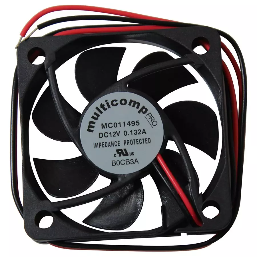 Multicomp AXIAL FAN, 50MM, 12VDC, 13CFM, 30.7DBA, MC011495