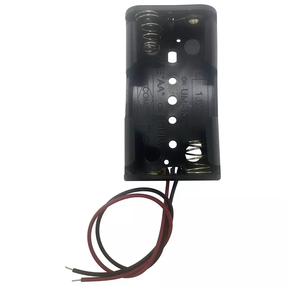 MULTICOMP PRO Battery Holder AA Sizes Accepted 2.0 No. of Batteries Snap On Mount, MP016087