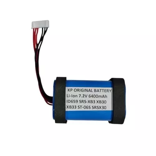 KP Original Rechargeable Battery 6400 mAh Capacity Lithium Ion Cell 7.2 V Compatible For SRS XB30, ID659 SRS-X30 SRS-XB3 SRS-XB30 SRS-XB31 Wireless Speaker Battery