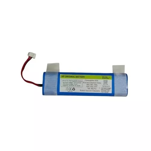 KP Original Rechargeable Battery 3200 mAh Capacity Lithium Ion Cell 14.4 V Compatible For Deebot Ozmo 900, 901, 905, 920, 930, 937, N8, N8 Pro Vacuum Cleaner