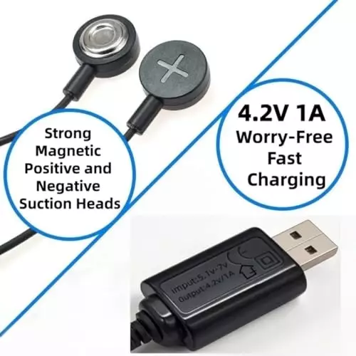 kp-original-universal-usb-magnetic-charger-black-100-cm-5-v-37-v-rechargeable-lithium-ion-battery-cell-charging-cord-usb-charging-cable