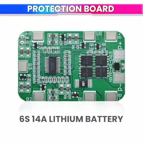 amicisolar-bms-protection-board-with-cell-balancing-222-v-14-a-6-cell-18650-li-ion-lithium-battery