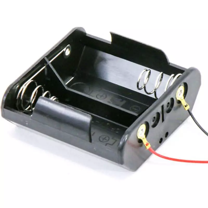 TAKACHI Battery Holder with Lead Wire -10 to 60 ℃ Operating Temperature Range Wire Material: Ul1007 Standard, SN1-2-P (Pack of 20)