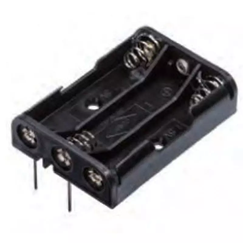 TAKACHI Battery Holder with Pin -10 to 60 ℃ Operating Temperature Range Pcb Mounting Pin: Brass Material, SN4-3PC-P (Pack of 100)
