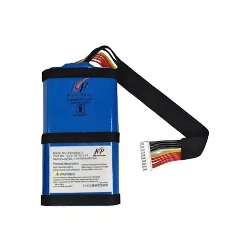 KP Original Rechargeable Battery 10400 mAh Capacity Lithium Ion Cell 7.26 VDC Compatible For Boombox 2 Bluetooth Speaker