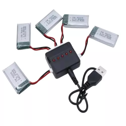 KP Original 5 In 1 Charger Capacity Cell Compatible For Syma H31, Syma H6c, Syma H98, Syma H99w, Syma Q11