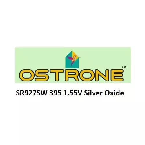 OSTRONE Silver Oxide Lithium Battery 1.5 V Single Use for Watches, Calculators & Medical Devices, 927SW (Pack of 2 Pcs)