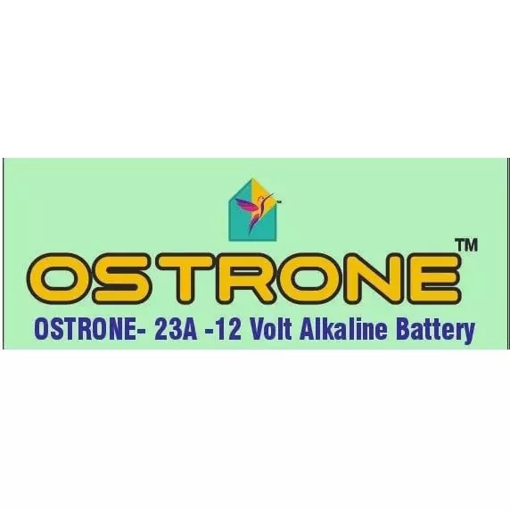 OSTRONE High Voltage Alkaline Battery Cell 23 A 12 V Single Use for Car Toys Remote, TV Remotes, Doorbell (Pack of 10 Pcs)