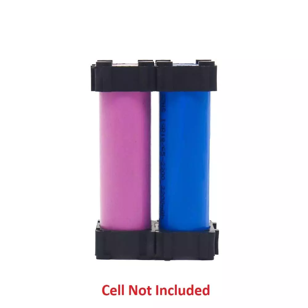 invento-50pcs-18650-holder-lithium-battery-safety-spacer-plastic-holder-22x22mm-for-diy-battery-pack-making