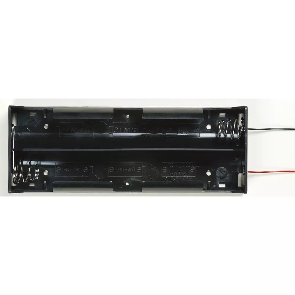 TAKACHI Battery Holder with Lead Wire -10 to 60 ℃ Operating Temperature Range Wire Material: Ul1007 Standard, SN1-6-P (Pack of 20)