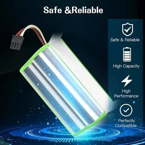 kp-original-rechargeable-battery-2600-mah-battery-capacity-lithium-ion-cell-composition-144-v-compatible-for-cecotec-conga-1290-1390-1490-1590-lifero-rx9-360s5-s7-pro-t90-robotic-vacuum-cleaner