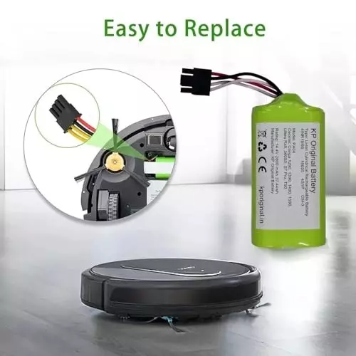 kp-original-rechargeable-battery-2600-mah-battery-capacity-lithium-ion-cell-composition-144-v-compatible-for-cecotec-conga-1290-1390-1490-1590-lifero-rx9-360s5-s7-pro-t90-robotic-vacuum-cleaner