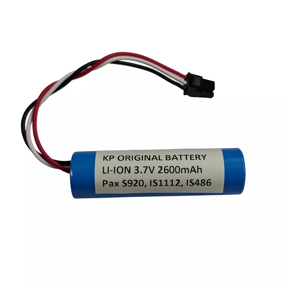 KP Replacement Battery 3 Pin 2600 mAh 3.7 V for Pax S920 Mobile Payment Terminal, IS1112, IS486