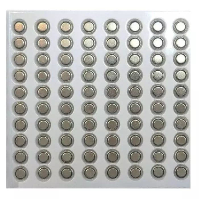 OSTRONE Alkaline Button Cell Batteries 1.5 V Single Use for Led Candles, Lights, Led Diya, LR-1130 (Pack of 80 Pcs)