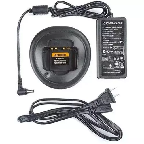 LRSA Charger Tray 1.5 sq.mm Size with AC/DC Power Adapter 12 V Voltage 4.5 A Output Current, Black