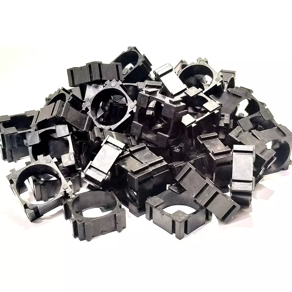 invento-100pcs-18650-holder-lithium-battery-safety-spacer-plastic-holder-22x22mm-for-diy-battery-pack-making
