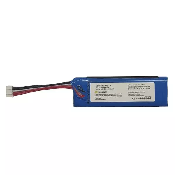 kp-original-rechargeable-battery-3000-mah-battery-capacity-lithium-ion-cell-composition-37-vdc-compatible-for-flip-3-splashproof-portable-bluetooth-speaker