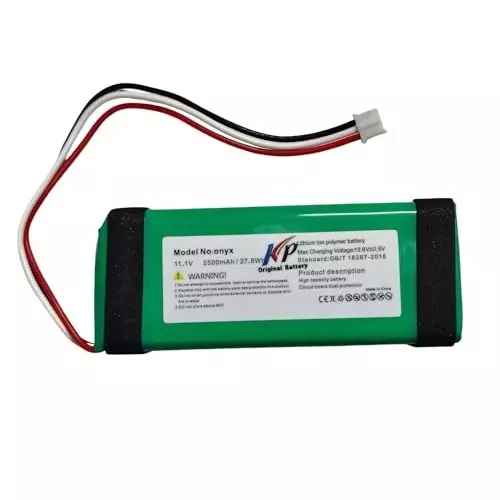KP Original Rechargeable Battery 2500 mAh Capacity Lithium Ion Cell 11.1 V Compatible For Bluetooth Speaker, Onyx