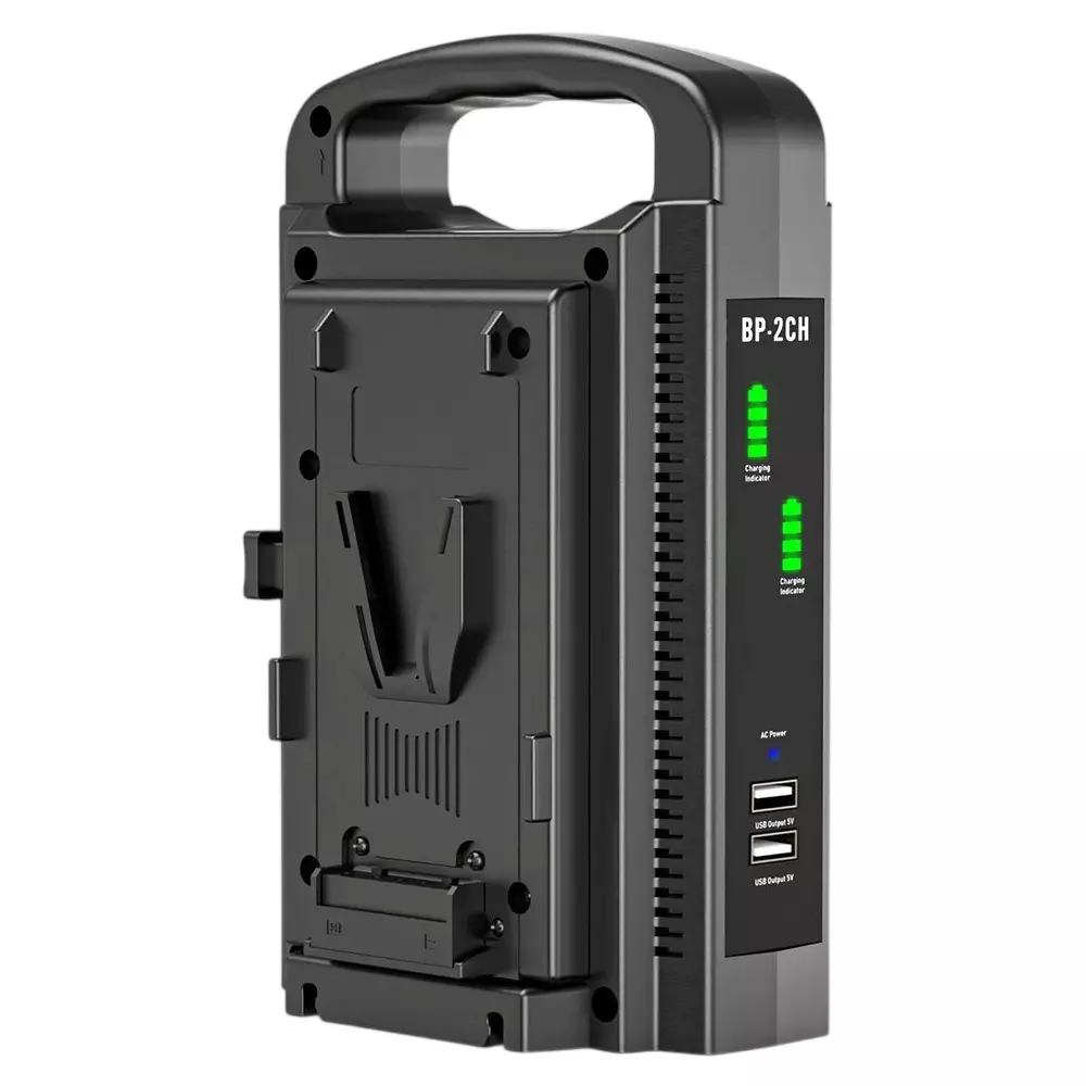 LRSA Dual V-Mount Battery Charger 2-Channels 40 A Current Rating 16.8 V Output Voltage, BP-2CH