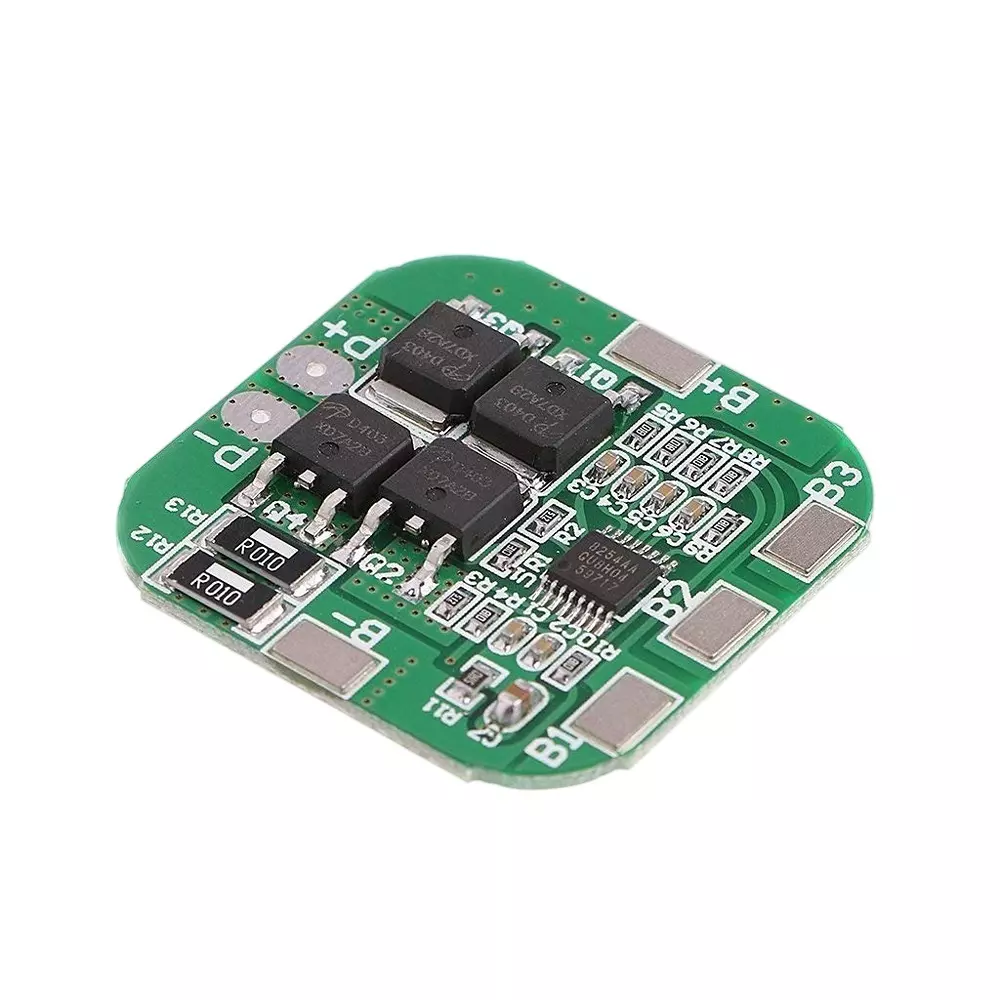 Invento BMS Lithium Battery Charge Protection Board 4-Cell 16.8-17 V Charge Voltage 20 A Current, ISC 998-X4 (Pack of 8 Pcs)