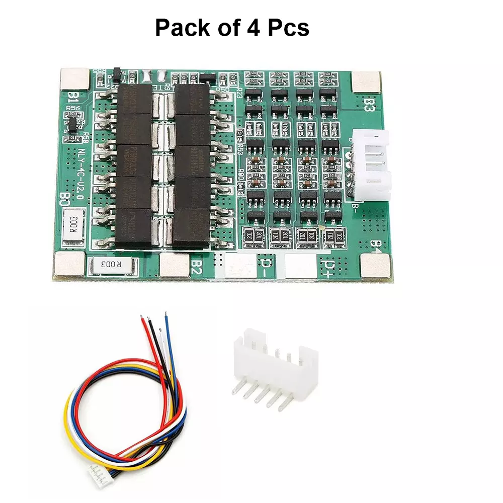 invento-4pcs-4s-30a-bms-128v-148v-168v-hx-4s-f30a-lithium-iron-phosphate-battery-lifepo4-18650-lipo-li-ion-lithium-ion-battery-protection-board-with-balance-charging