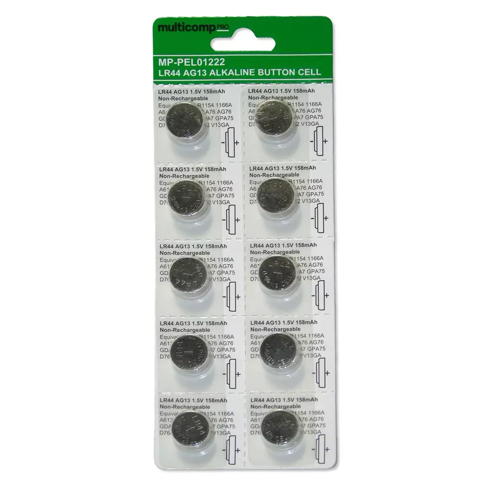 MULTICOMP PRO Batt 10.0 Pack Quantity 11.53 mm External Diameter Pressure Contact Battery Terminals, MP-PEL01222 (Pack of 10)