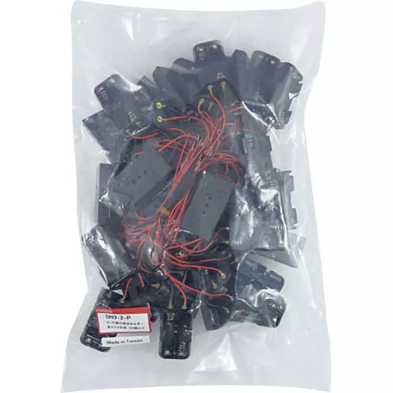 TAKACHI Battery Holder with Lead Wire -20 to 50 ℃ Operating Temperature Range Wire Material: Ul1007 Standard, SN3-2-P (Pack of 50)