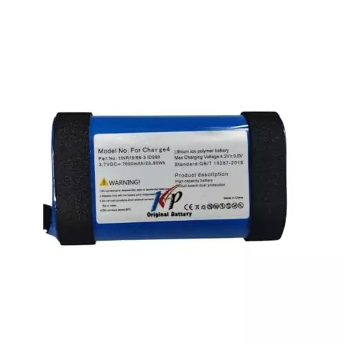 KP Original Rechargeable Battery 7800 mAh Capacity Lithium Ion Cell 3.7 VDC Compatible For Charge 4 Bluetooth Speaker GB/T 18287-2016 Standard