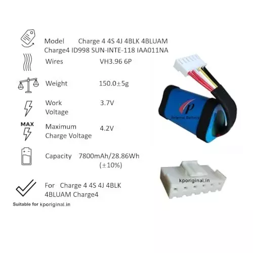 kp-original-rechargeable-battery-7800-mah-battery-capacity-lithium-ion-cell-composition-37-vdc-compatible-for-charge-4-bluetooth-speaker-gbt-18287-2016-standard