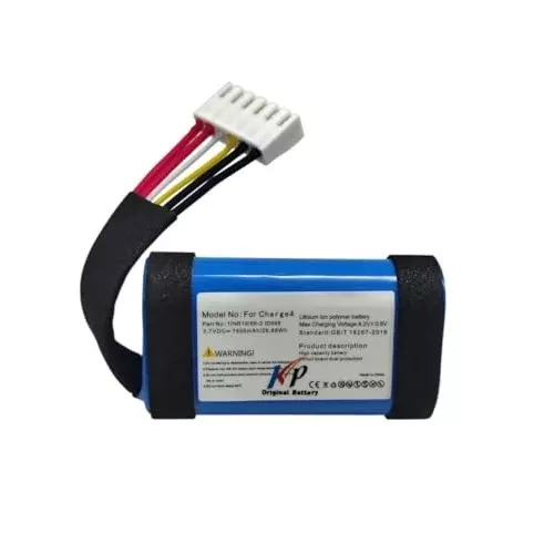 KP Original Rechargeable Battery 7800 mAh Capacity Lithium Ion Cell 3.7 VDC Compatible For Charge 4 Bluetooth Speaker